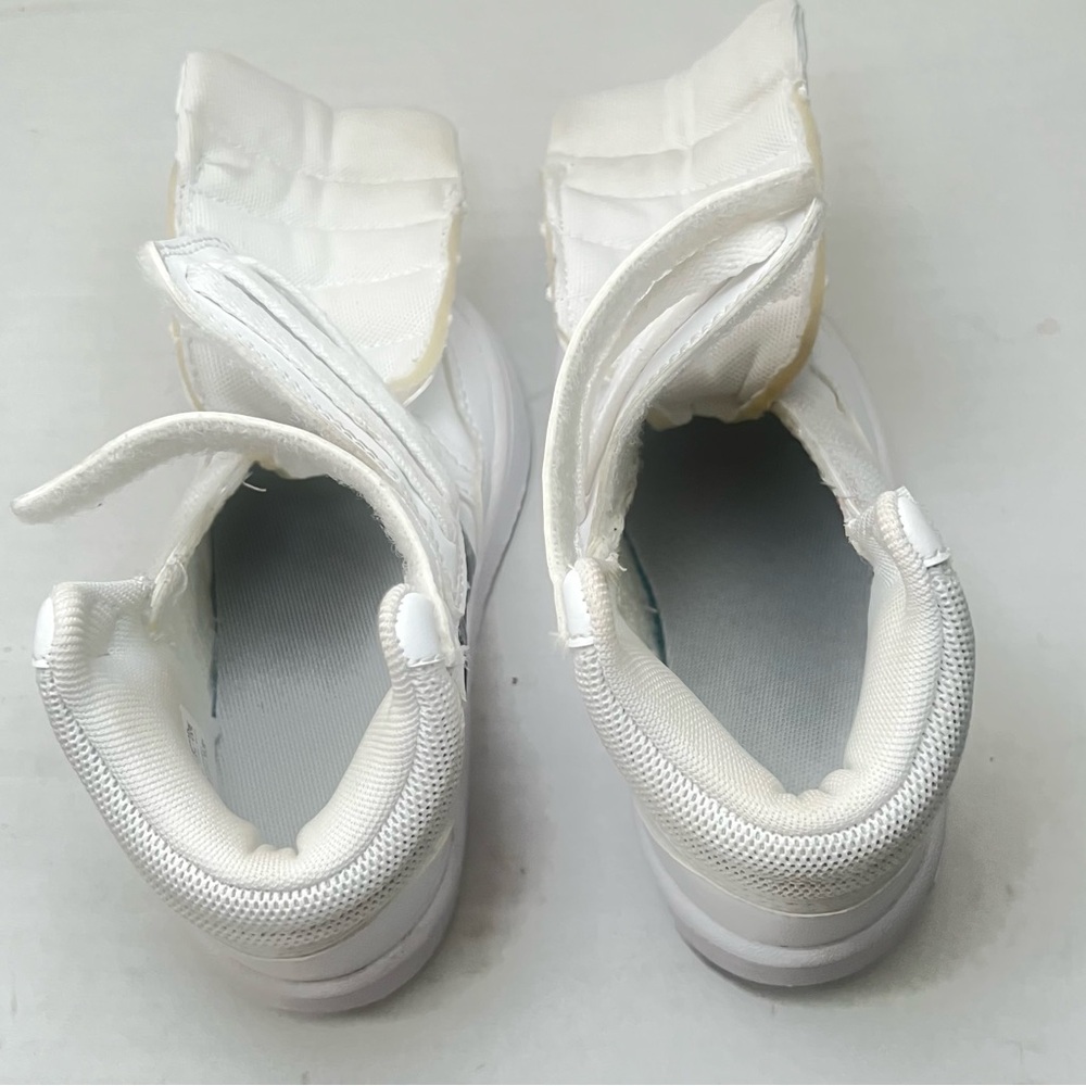 Adidas Hoops Mid 3.0 AC‎ Infant Hi-Top Sneakers Kids Sz 8 White Sporty Casual - Picture 8 of 11